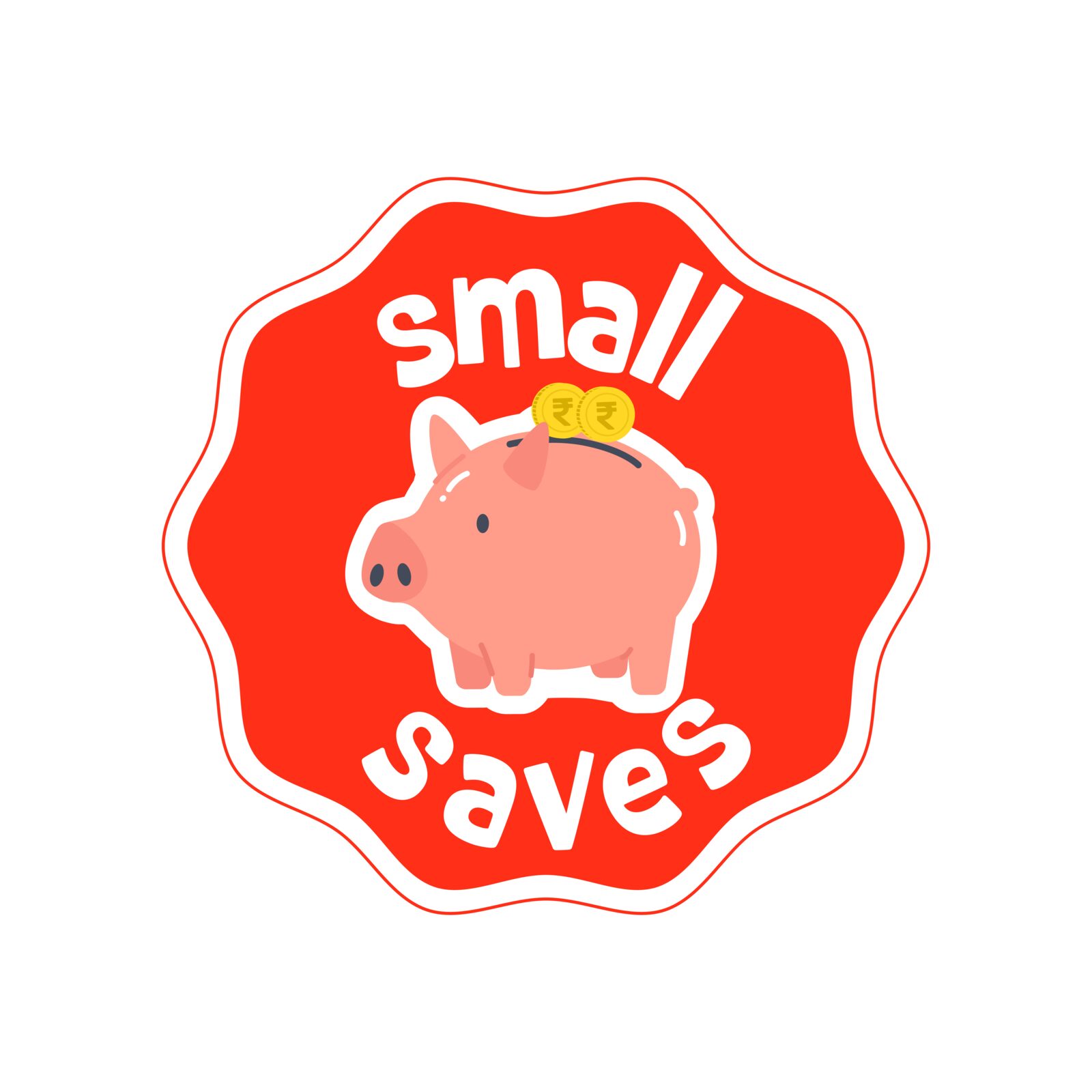 Life Saves small saves sticker design