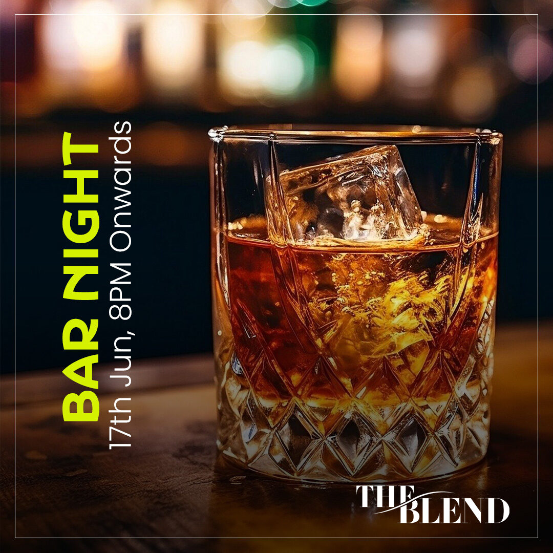 The Blend bar night static